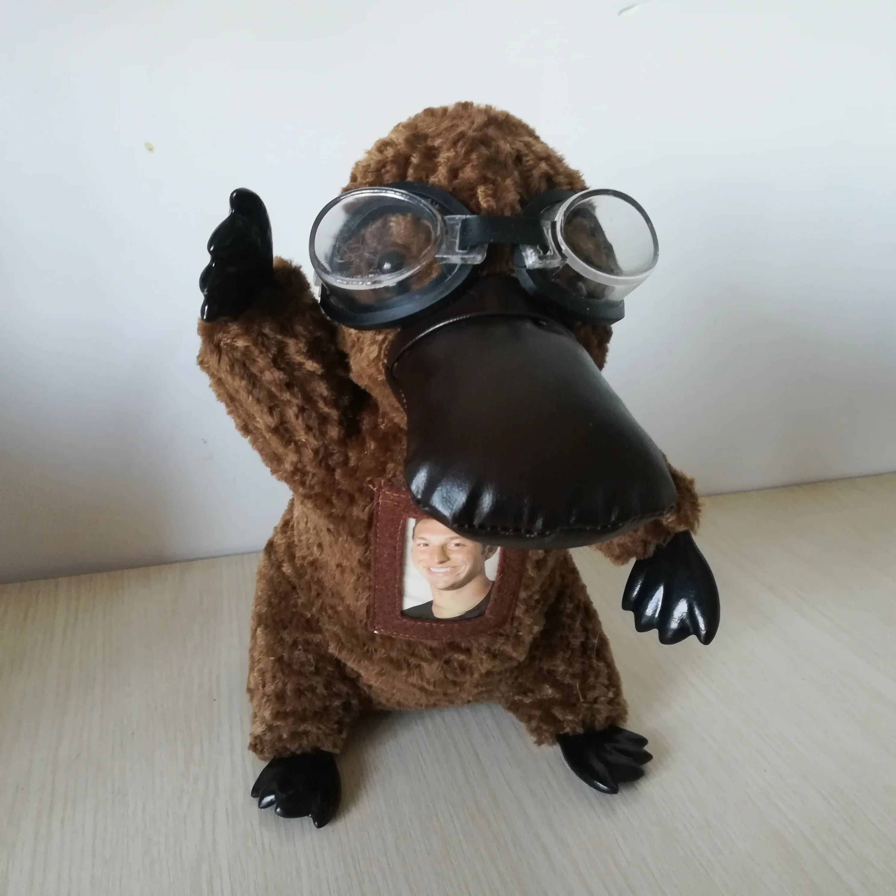 new design plush toy about 27 cm diving Goggles platypus soft doll kids birthday Christmas gift w0210 | Игрушки и хобби