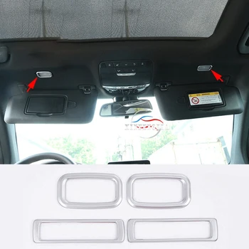 

4Pcs Chrome Inner Reading Light Cover Trim for Mercedes-Benz C GLC Class X253 W205 15-19
