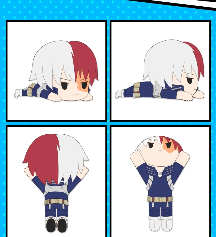 Аниме My Hero Academy Boku No Hero Yoh Asakura Katsuki Bakugo Shoto плюшевая игрушка кукла мягкая подушка для девочки детский подарок