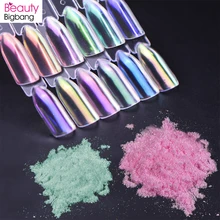 BeautyBigBang 0,2 г лак для ногтей Радужный диппинг порошок градиентное мерцание пигмент с блестками Маникюр неоновый лазерный порошок для ногтей