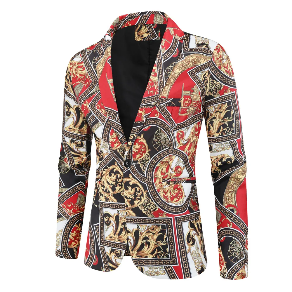 Men Suit 3 Piece Fashion Business Party Paisley Formal Suits Sets Jacket Vest Pants Slim Fit Dress Men Clothing