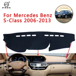 PNSL крышка приборной панели автомобиля тире коврик приборной панели ковер для Mercedes Benz S-Class W221 2006-2013 Защита от Солнца Анти-скольжение анти-УФ