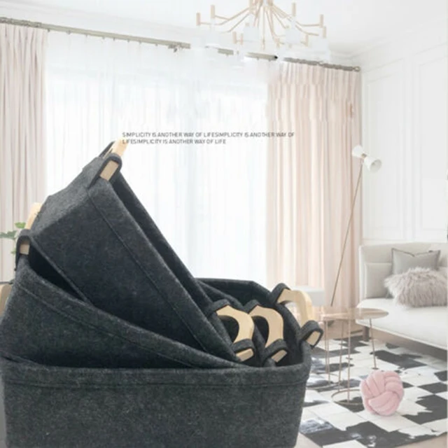 정리와 스타일을 한 번에, VIBRATITE 접이식 펠트 가방으로