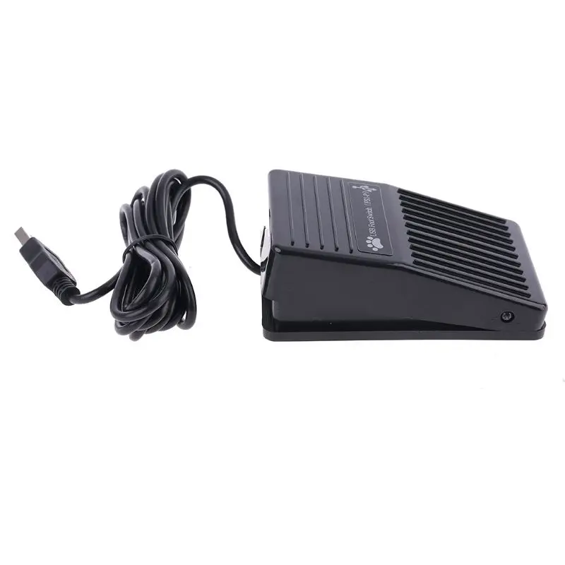  USB Single Foot Switch Pedal Control Keyboard Mouse PC Game for Dos Win 7 MAC Y98E