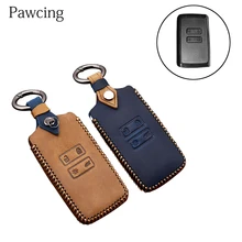 Caso chave do carro para renault koleos kadjar scenic megane sandero keyless remoto espace fob escudo protetor capa de couro acessórios