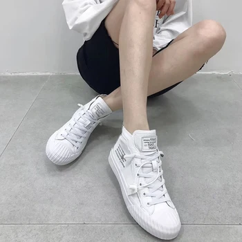 

2019 New Lace-up Genuine Leather Boots White Ankle Boots Motorcycle Boots No-slip Autumn Winter Shoes Woman punk Motorcycle Boot