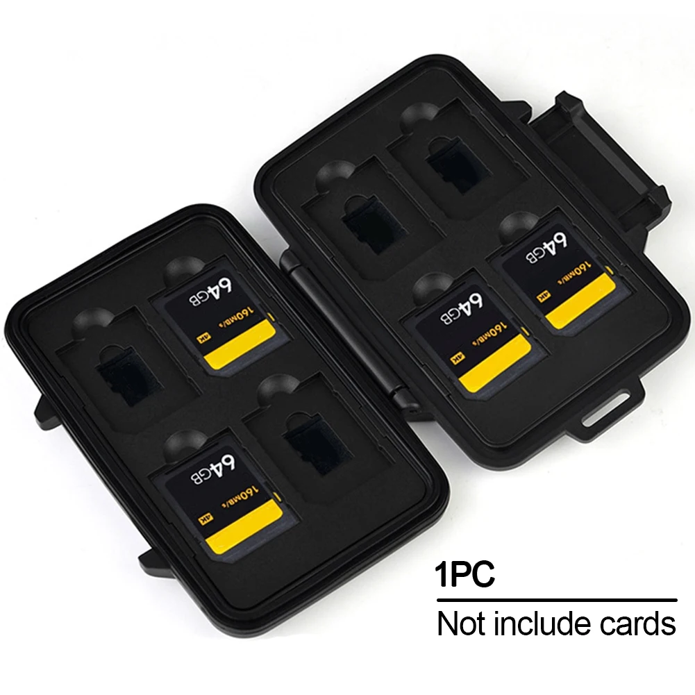 

8Slots Waterproof Memory Card Case SD/Micro SD/TF Cards Storage Holder Box Cases Protector Cover For SD/SDHC/SDXC/TF