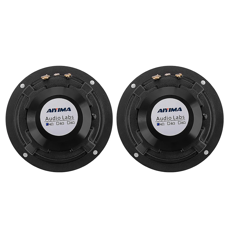 Alto-falante do Carro lã de Alumínio da Bacia Aiyima Polegada Carro Mid Range Alto-falantes Driver 4 8 Ohm 15 w Quadro Som Música Faça Você Mesmo Alto-falante 2 Pçs 3 11 Aiyima 2 pçs 3 Polegada carro mid
