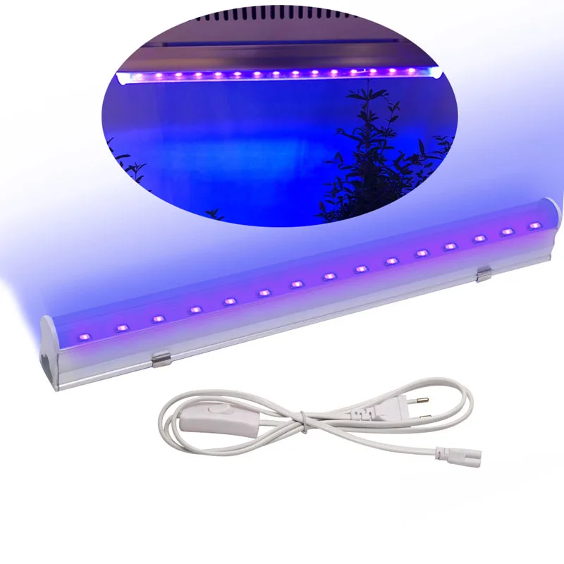 LED светильник ing аквариумный T5 8 Вт UVC лампа для пресноводных растений коралловый