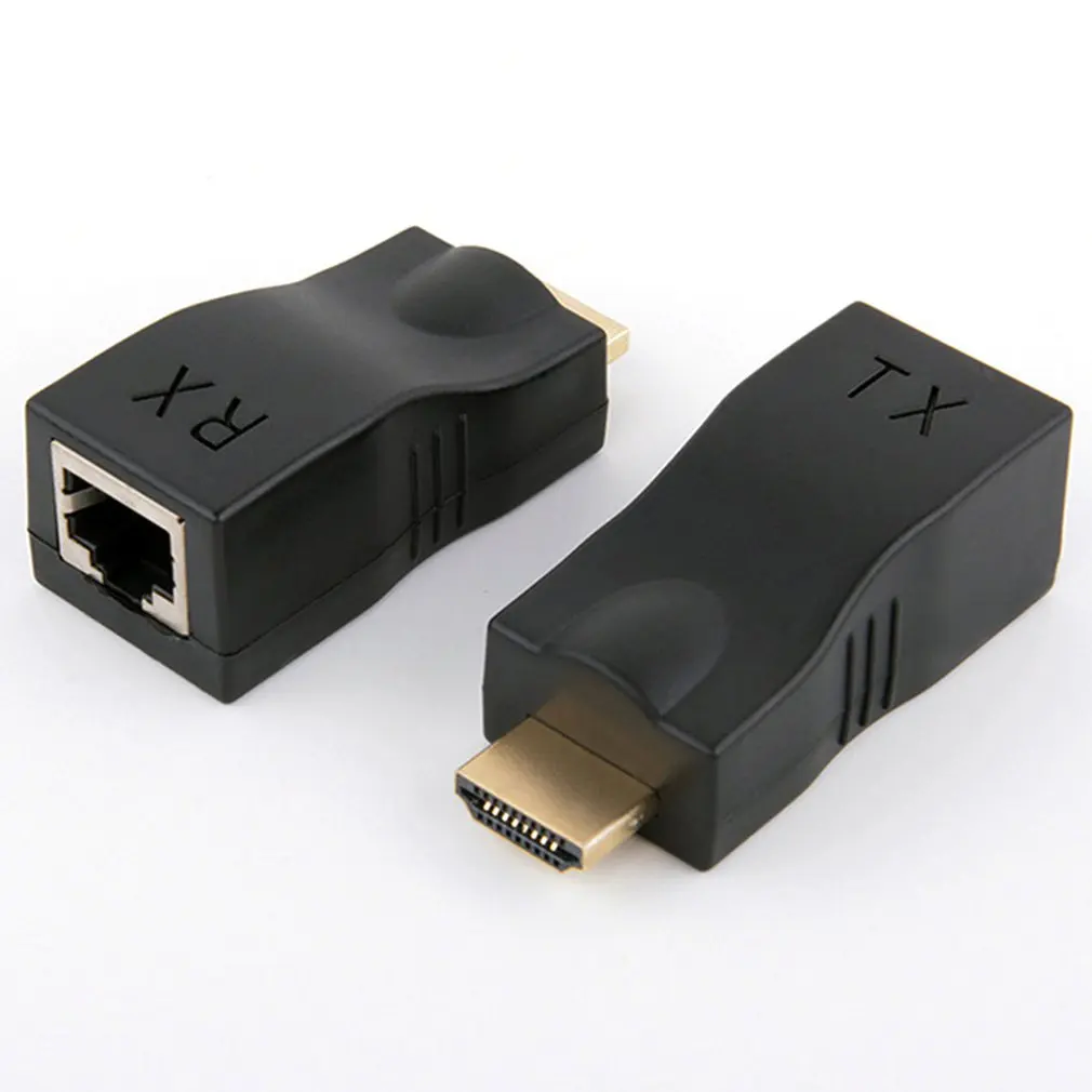 Hdmi удлинитель 30 метров Поддержка HDCP HDMI к RJ45 одиночный сетевой кабель 1080P
