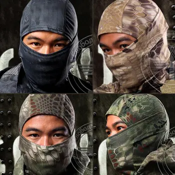 Outdoor Camouflage Tactische Bivakmuts Maskers Militaire Paintball Full Face Airsoft Motorcycle Skiën Fietsen Masker Kap Outdoor Camouflage Tactische Bivakmuts Maskers Militaire Paintball Full Face Airsoft Motorcycle Skiën Fietsen Masker Kap