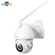 Floureon 1080P HD IP Камера Беспроводной наружная камера WiFi смарт-отслеживание движения App сигнализация Камера совместим с Alexa