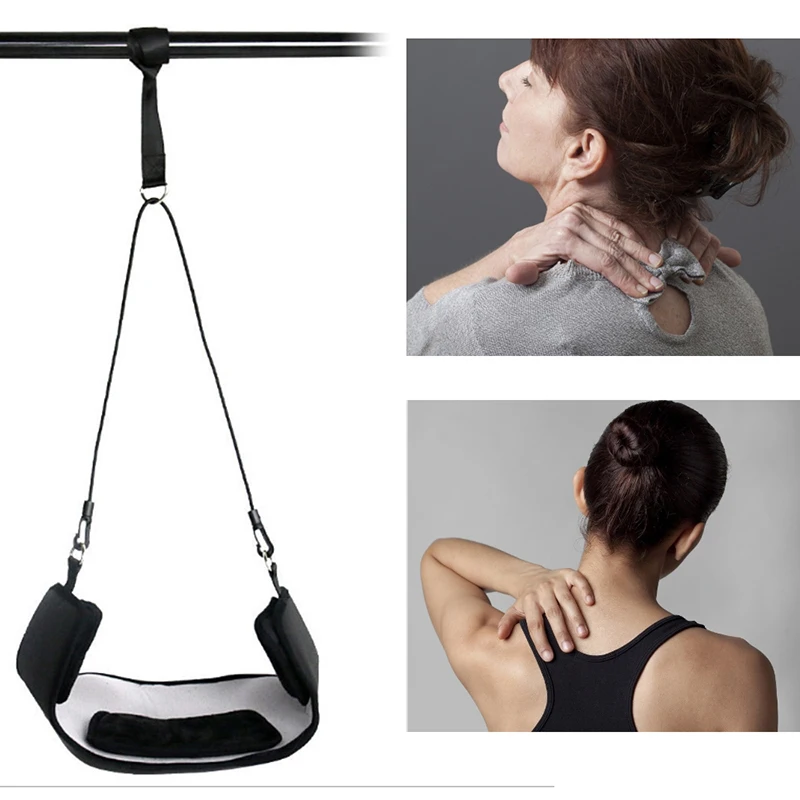

Neck Cervical Stretcher Traction Device Cervical Support Brace Relieve Neck Pain Chiropractic Spine Massager Hammock
