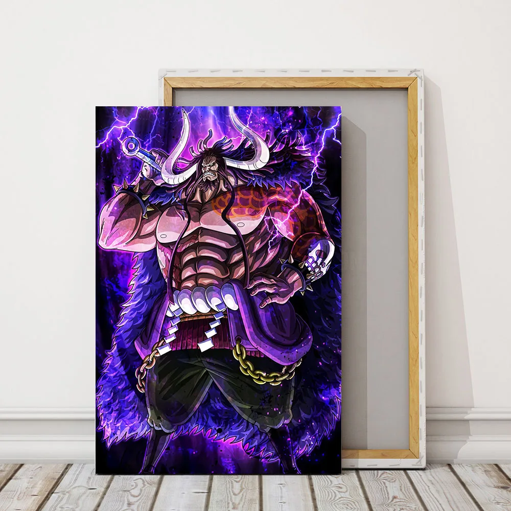 Waliicorners Wall Canvas Painting Anime Posters One Piece Kaido HD Art Prints Poster 17 Hb3784cb8587c47f79fb8eb3c33214d4bv