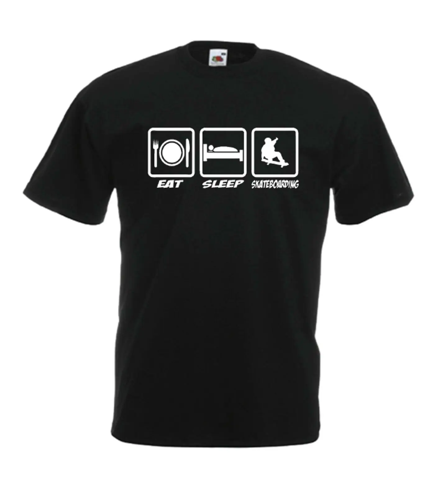 EAT SLEEP SKATEBOARD music xmas birthday gift idea mens womens adult T SHIRT TOP |