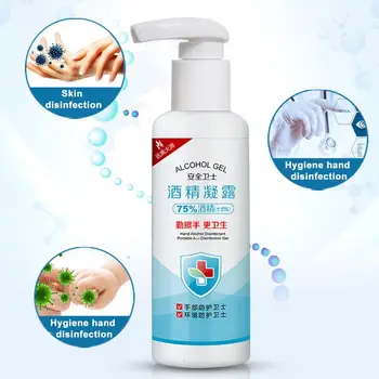 

100mL Hand Sanitizer Gel Refreshing Gel Rinse Free Instant Hand For Kitchen Bathroom Office School Instant Hands Cleaning