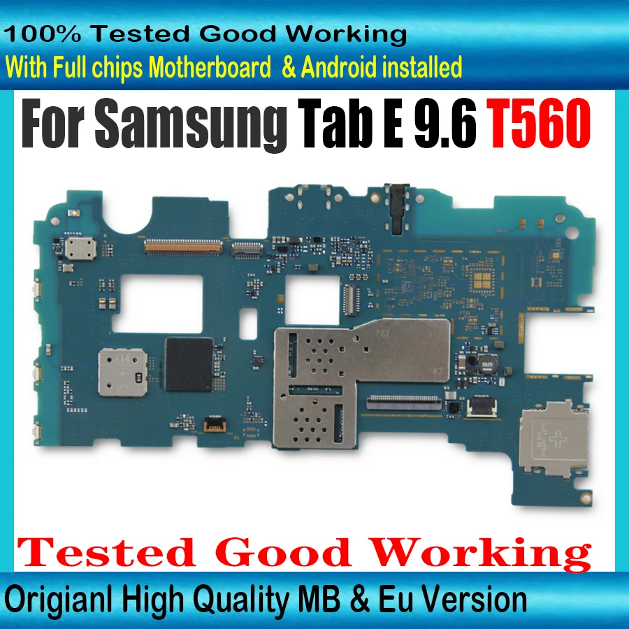 Заводская разблокированная материнская плата для Samsung Galaxy Tab E 9 6 T560 T561 | Мобильные