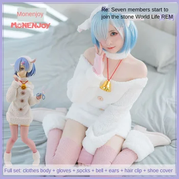 

Anime Re Life in a different world from zero Cosplay Rem Sheep Version Costume Women Re Zero Cosplay Rem