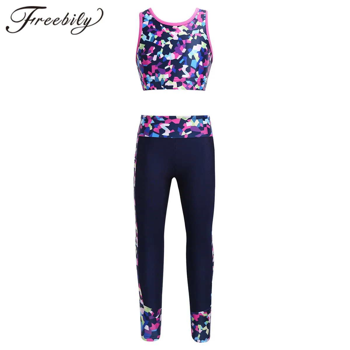 gymnastics leggings and crop top