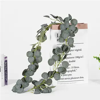 

2m Encryption Artificial Rattan Decoration Wedding Foliage Silk Decoration Fake Plants Flower Party Vine J5K4