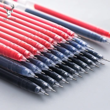

10pcs/set 0.5mm Gel Pen Creative Simple Red Blue Black Ink Gel Pen Quick Drying Signature Neutral Pen School Office Supplies