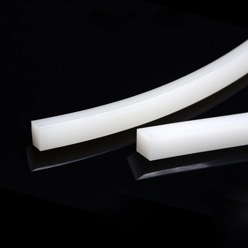 1M Silicone Rubber Strip Anti Oil High Temperature Seal Gasket 4/5/6/8/10/15/20mm