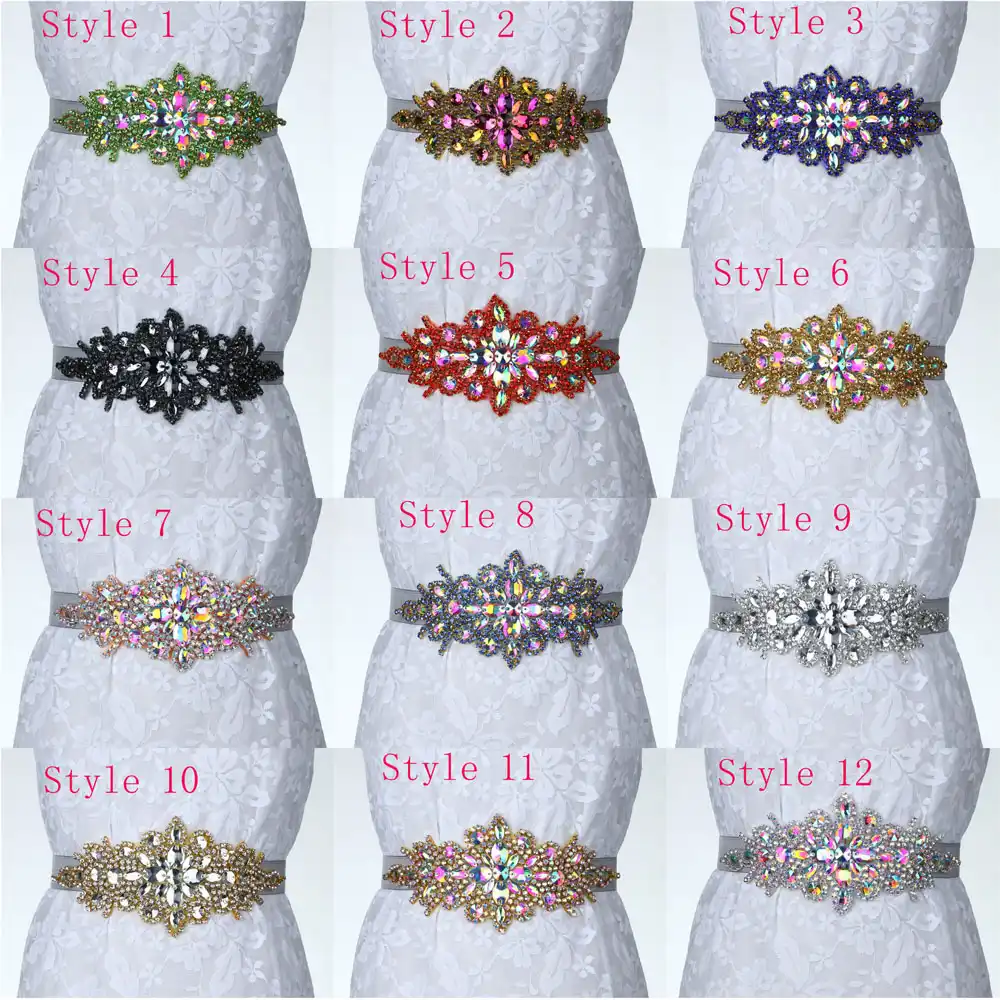 black ribbon sash belt