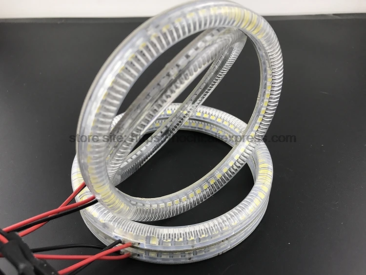 HochiTech ультра яркий SMD белый светодиодный angel eyes 2000LM halo Кольцо Комплект дневного света DRL для Hyundai терракан 2001-2007