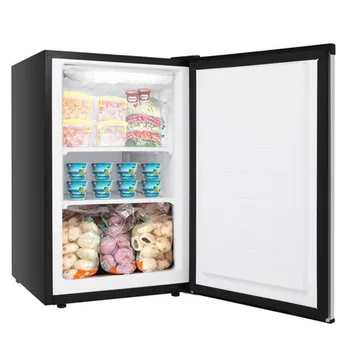 

BD-88-E AC115V/60Hz 88L/3.0CU.FT Single Door Vertical Freezer Stainless Steel Panel Multi-purpose and Small Body Black