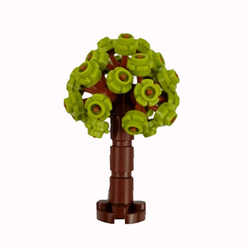 MOC Plants The Mushroom Pine Tree Flowers Building Blocks Toys for Children Assemble Blocks DIY Gifts Kids Toy 8