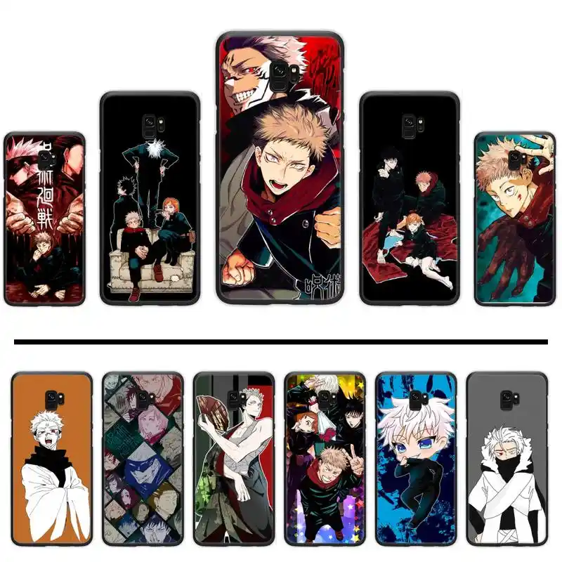 Jujutsu Kaisen Satoru Gojo Phone Case For Samsung Galaxy S5 S6 S7 S8 S9 S10 S10e S20 Edge Plus Lite Phone Case Covers Aliexpress