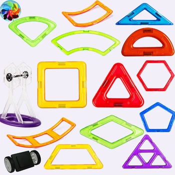 

Big Size Magnetic Designer Magnet Building Blocks Accessories Educational constructor Toys For kids