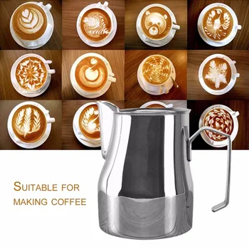 

750ml Fantastic Milk Craft Frothing Jug Espresso Coffee Pitcher Barista Craft Latte Milk-frothing Jug Stainless Steel Pitche'r