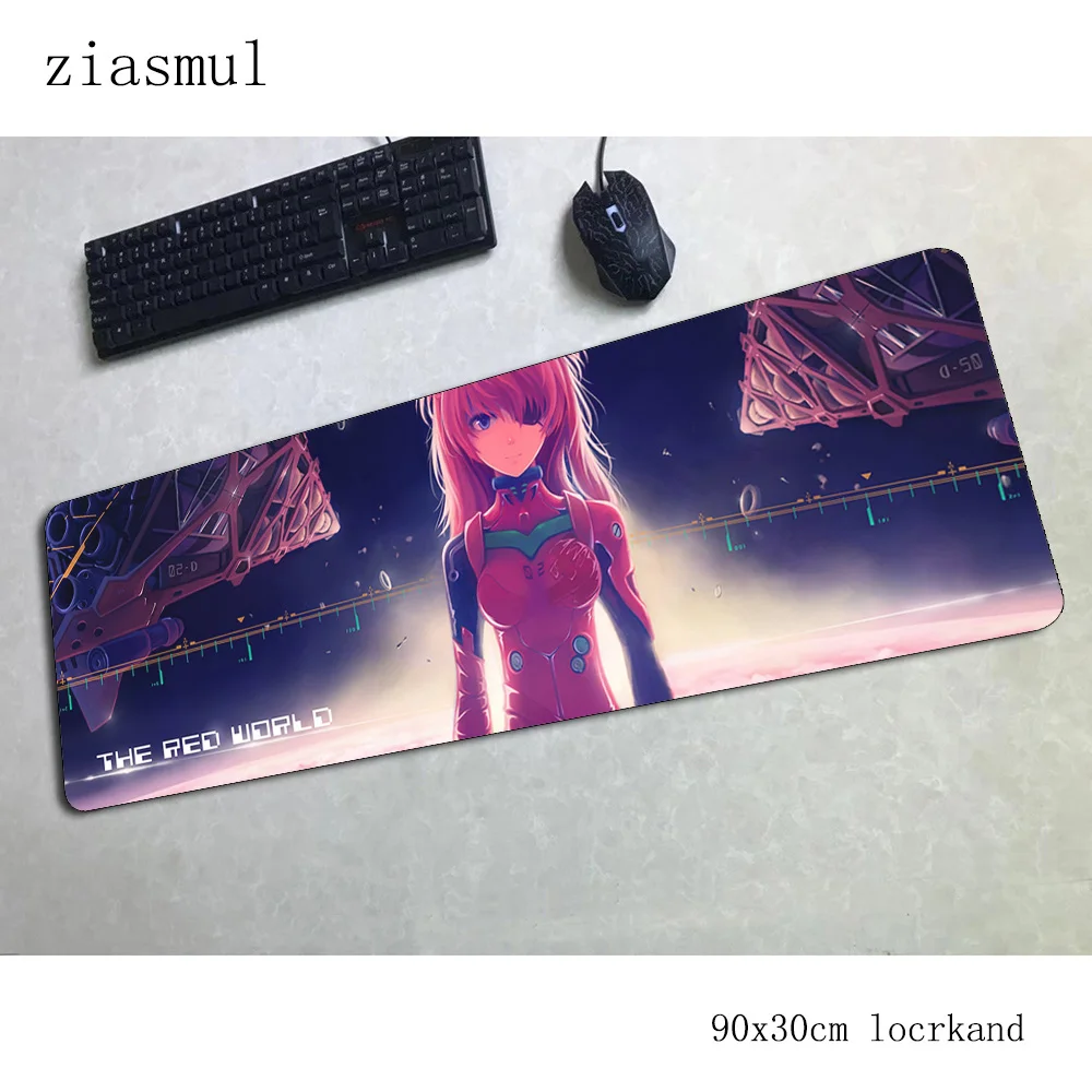 Evangelion padmouse 900x300x3 мм игровой коврик для мыши популярный коврик для мыши геймер компьютерный стол объемный рисунок коврик notbook mousemate pc