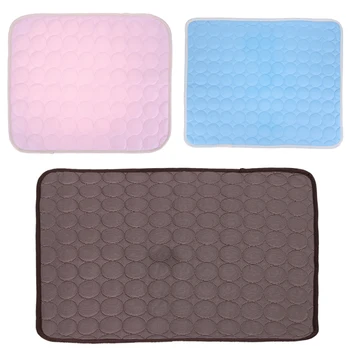 

Dog Mat Summer Pet Cooling Ice Mat Breathable Pet Dog Bed Cat Dog Sleeping Blanket Mattress Sofa Cushion for Kennel Bed Cage