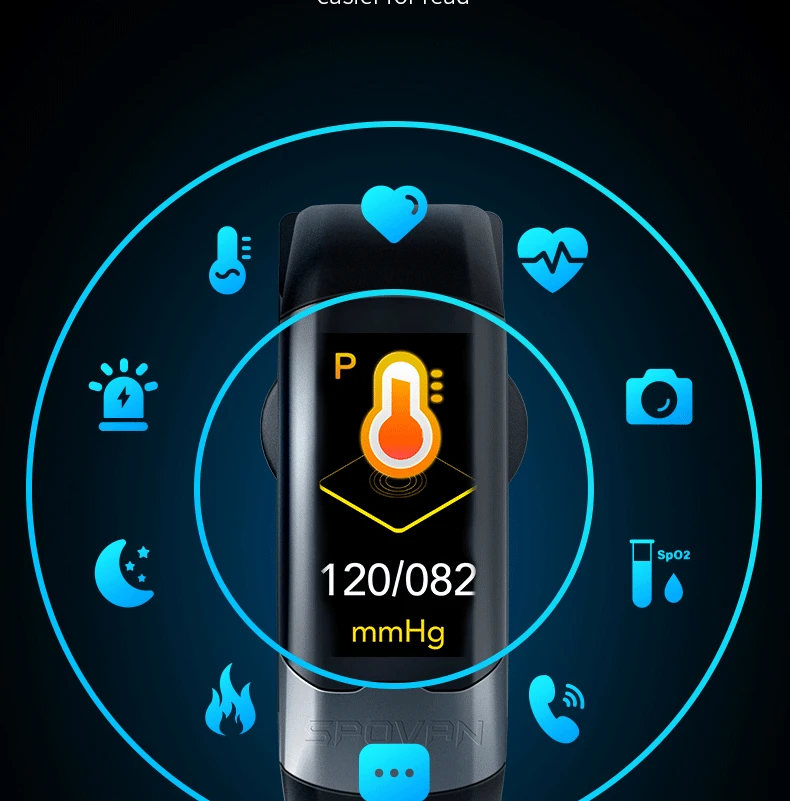 H02 умный Браслет HRV ECG+ PPG монитор сердечного ритма кровяное давление Контроль яркости спортивные фитнес умные часы для iOS Android