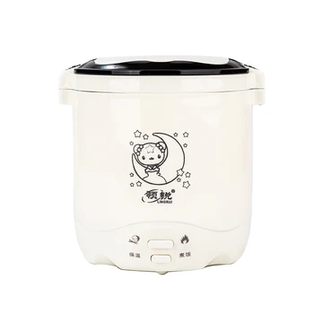 

1-3L Mini Electric Rice Cooker Food Cooking Machine Steamed Eggs Steamer Lunch Box Non-Stick Liner Meal Thermal Warmer