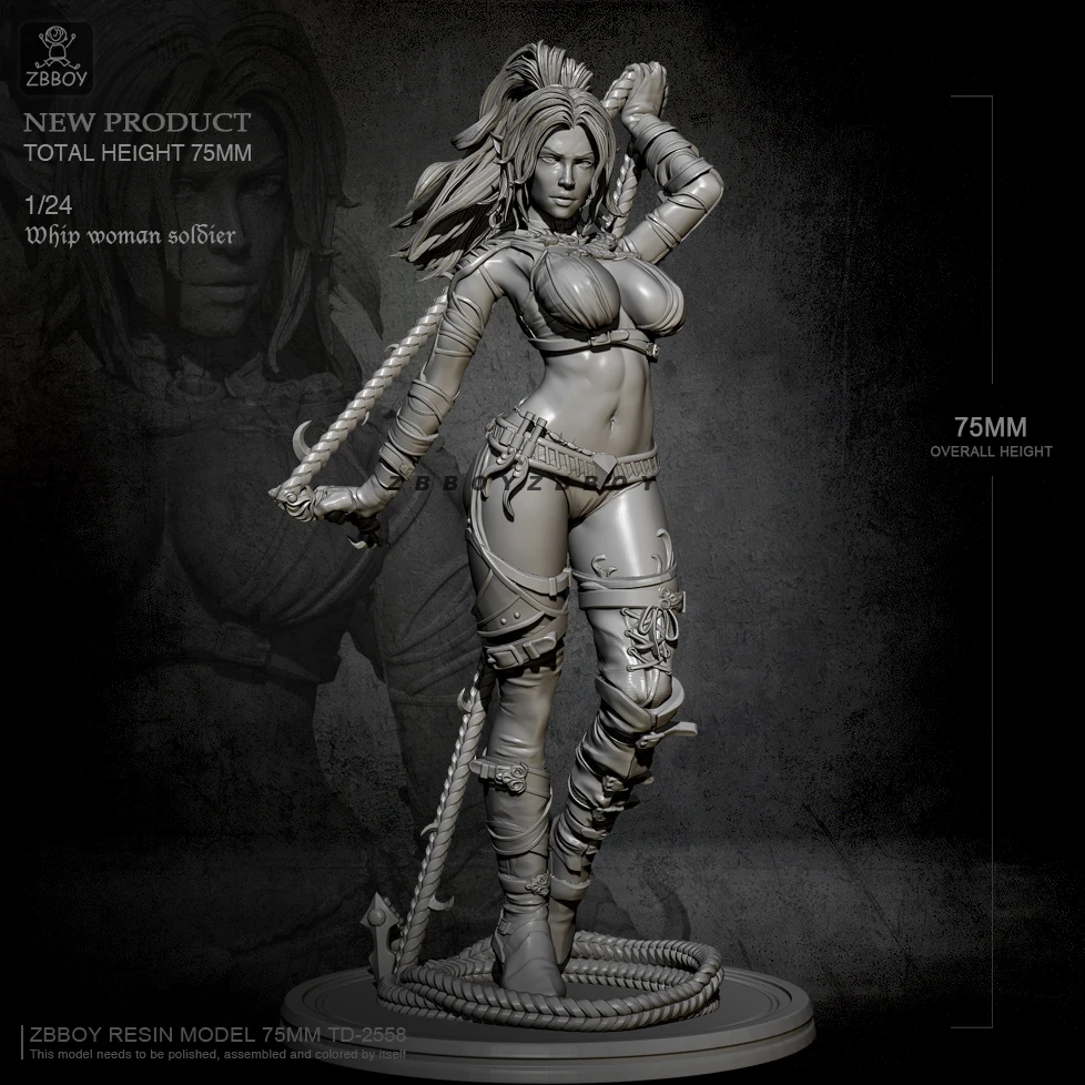 Details about   Oracle Female Warrior Soldier 1/24 Scale Resin Figure 