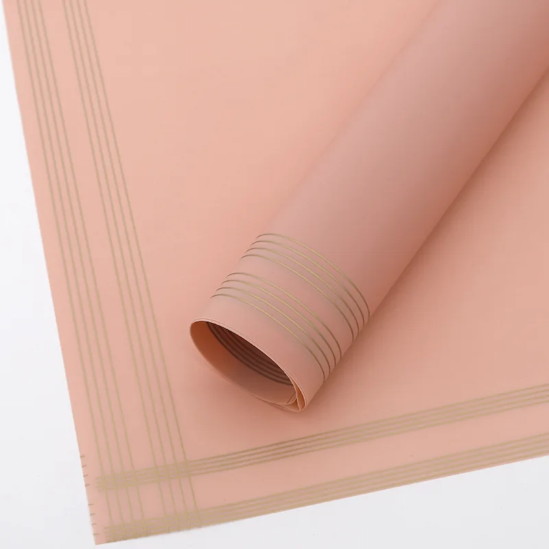 Deep Pink 2 шт./упак. в полоску подарочная бумага для цветов ручной работы DIY скрапбук декоративные поделки бумага флорист материалы - Цвет: Deep Pink