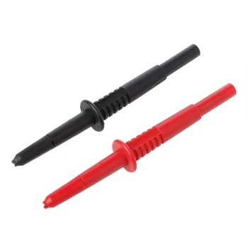 

2 Pcs Copper Rod Multimeter Testing Probe 4mm Socket Type Probe Banana Connector
