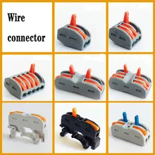 Wire Connector waterproof fast power connector wire terminal block 212/213 terminal new Plug-in Electrical connector