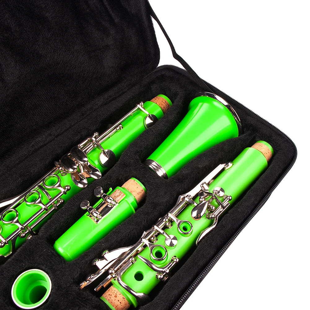 Professional 17 Key B Flat Clarinet Musical Instrument for Beginner Learner
