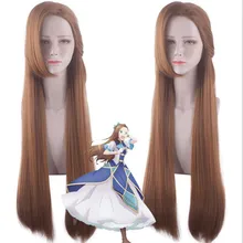 Catalina Klaes Wig Anime My Next Life As a Villainess All Routes Lead to Doom Costume Cosplay Wigs Brown Long Synthetic Hair