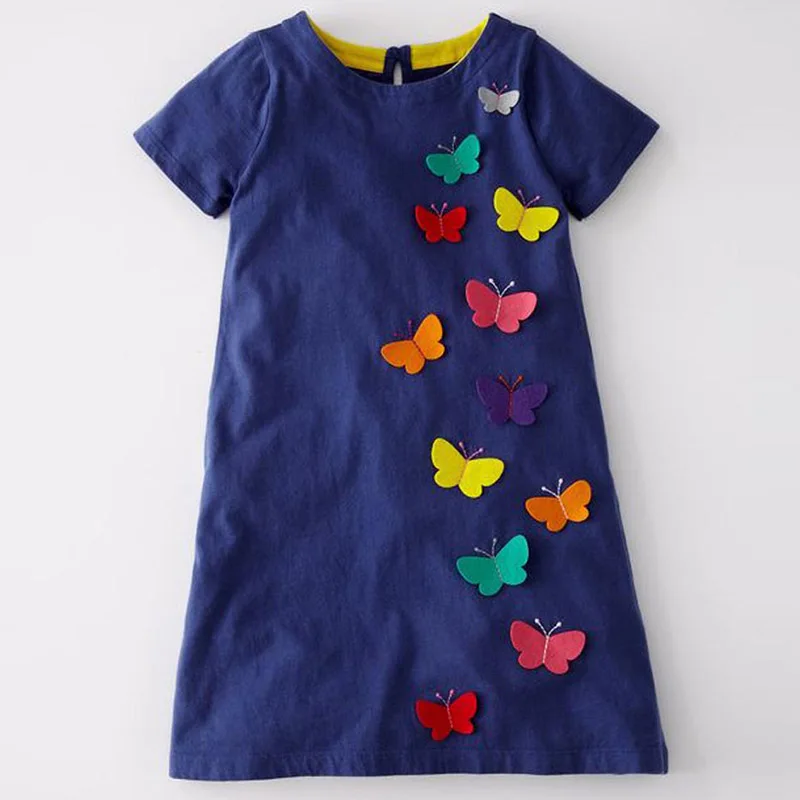 Keelorn/платье для девочек г. Новое летнее стильное Брендовое детское платье в полоску без рукавов с воротником в стиле Питера Пэна для малышей - Цвет: az1392 blue