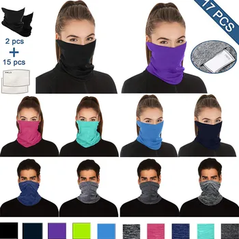 

Fashion Dust Cover Face Maskswashable And Reusable Masks Multifunctional Head Scarf Neck With Safety Filter Washable