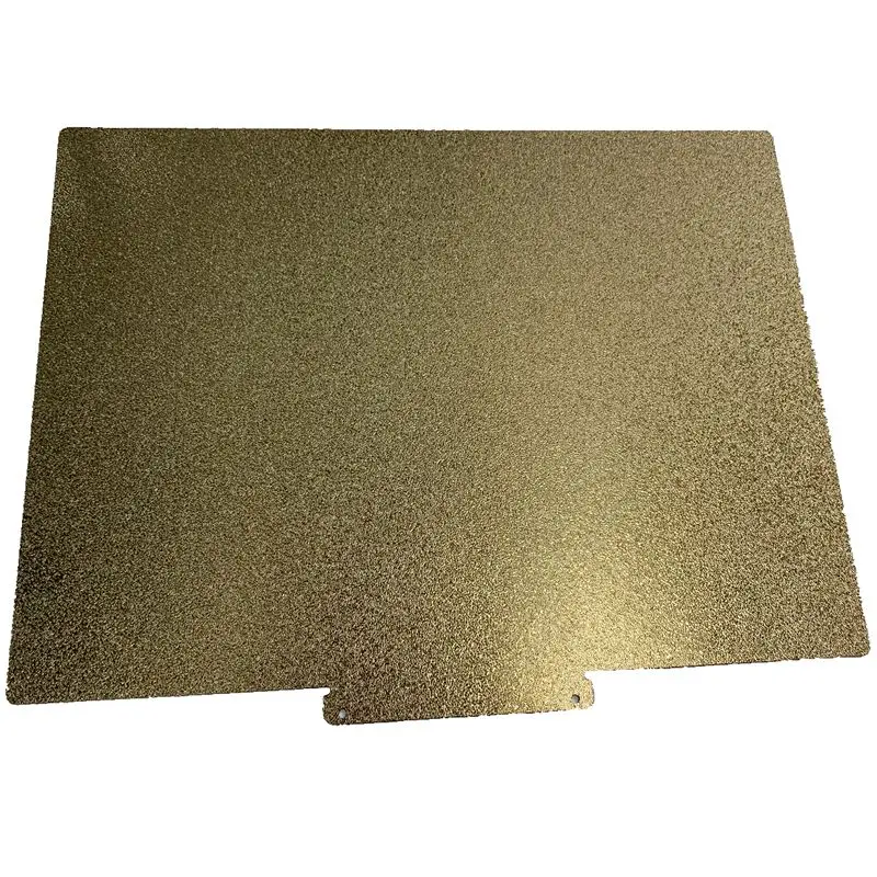 Placa Energética Personalizada de 256×368 mm Folha de Aço Revestida de pó de Dupla Face para Impressora Raise3d e2