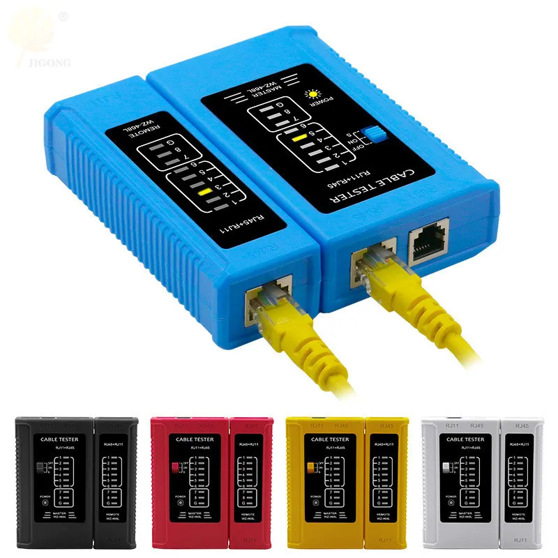 Кабельный тестер RJ45 RJ11 RJ12 CAT5 UTP LAN профессиональный детектор сетевых кабелей |