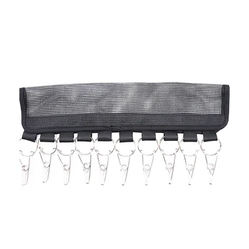 

Portable high quality Fabric Hanger Velcro Self-adhesive Clip Foldable Hat Hanger Clip Hanger Hat Clip Travel Clothes Drying