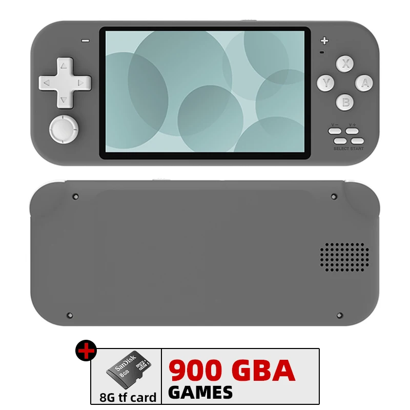 DATA FROG X20 Mini Retro Handheld Console 4.3 inch Portable Video Game for MAME/CPS/GBA/NES/GB/SEGA/NEOGEO/GBC/SNES Emulators 