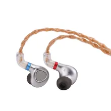 TINHIFI P2 2-го поколения плоский HiFi наушники в ухо с 2PIN съемным 6N OCC кабелем Высокое разрешение низкое искажение